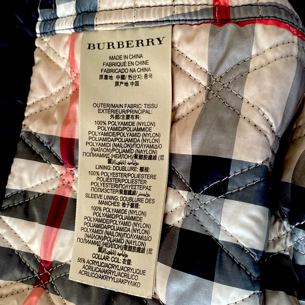 Burberry Black Hooded Coat - Picture 12 of 15